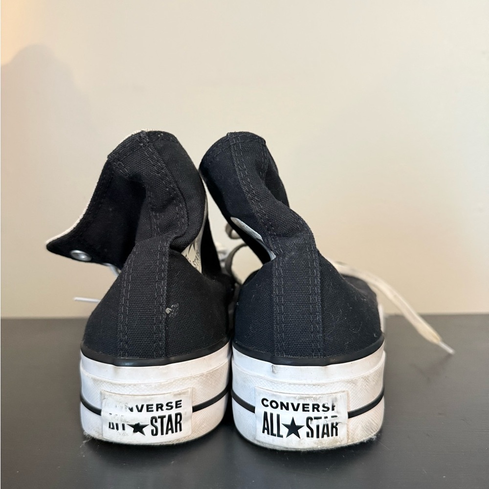 Converse Black and White All Star Sneakers - Picture 3 of 3